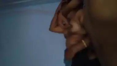 Kannur Malayali wife boobs fonding by husband