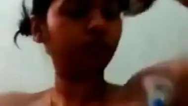 beautiful desi girl shaving her armpit and pussy hair