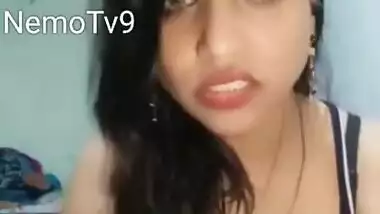 shilpi hot girl cleavage shown video call