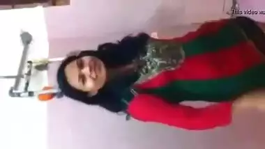 Desi indian girl forced to undress