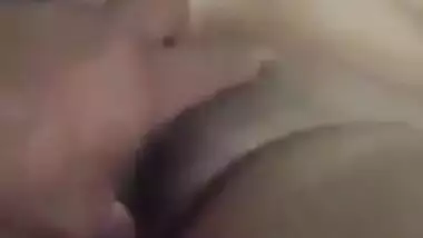 Punjabi wife sex MMS movie scene discharged by her hubbys friend