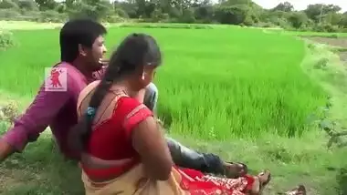 Outdoor sex of a Tamil couple in a village