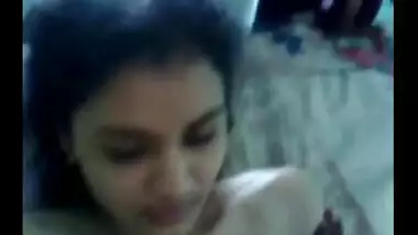 Hot chick riding big dick in Indian homemade porn