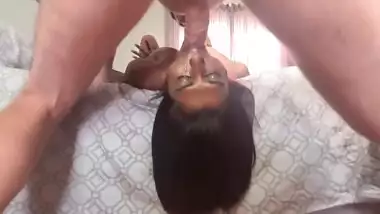 Indian Desi Whore Getting A Upside Down Sloppy Face Fuck