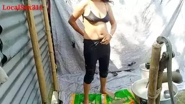 Desi Wife Bathroom Sex In Outdoor (official Video By Localsex311)