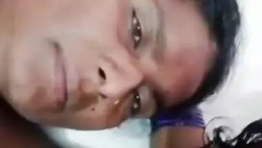 Man films him lying next to his Desi wife after sex exposing XXX body