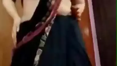 Cute girl in sari