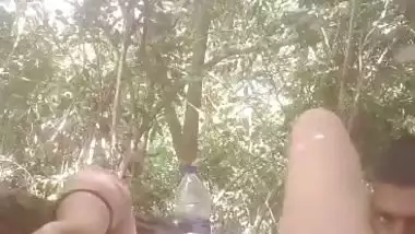 Mature couple fucking in jungle part 2