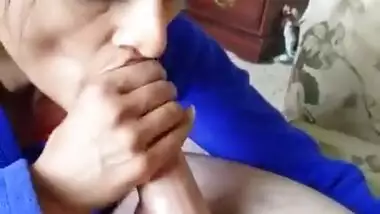 nri wife sucking dick and taking cum in her mouth