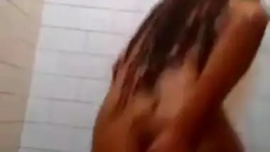 College girl bathing video 