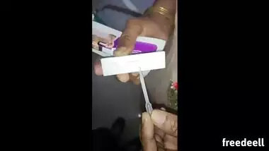 Eccentric Desi MILF verifies XXX pregnancy test in front of the camera
