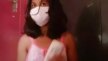 Indian Girl Tits Massage By Herself