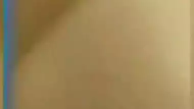 Shop staff lady showing boobs