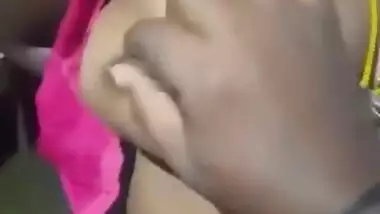 Today Exclusive- Desi Tamil Bhabhi Boob Sand Pussy Video Record By Hubby