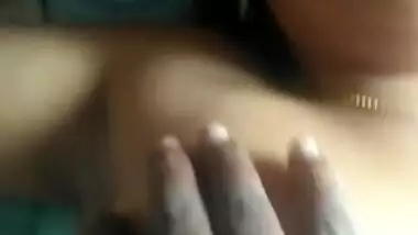 Sexy Tamil wife boobs exposed by hubby