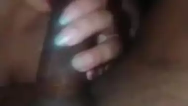 Sweet Desi Bhabhi sucking thick dick POV video