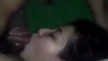 Nepali girl playing with my cum