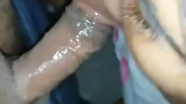Chubby hairy Desi girl blowjob to her cousin brother