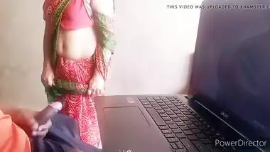 masturbating in front of Indian maid