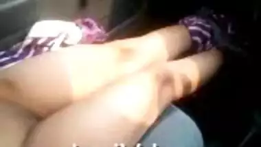 Nude Indian Desi GF In Car