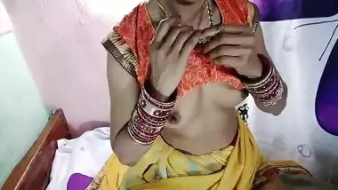 Saree me Punjabi saali aur jija ka bur chudai khel fun