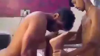 Indian threesome of a guy fucking his GF with his friend