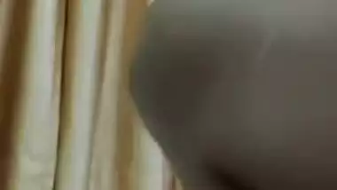 Topless beautiful girlfriend video call to boyfriend