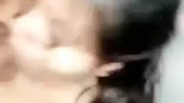 Horny Desi girl mouth fucking