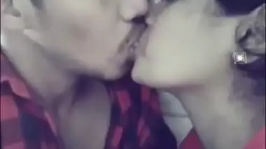 Desi Couple Kissing