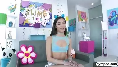 NYMPHO Petite Latina Emily Willis has her booty pounded