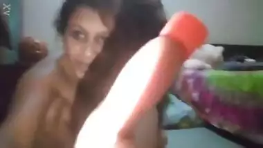 Desi nude girl sitting naked video recording