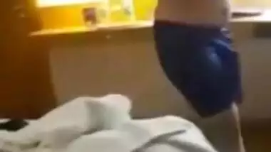 Busty Telugu TV Actress Dancing Naked At Hotel