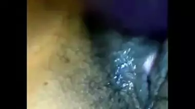 Wet pussy drips sexual juice upon dildo masturbation