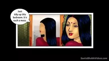 Porn comics of Savita Bhabhi Desi whore who tempts men into XXX act