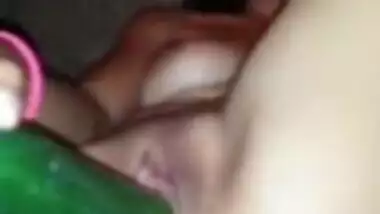 Horny Desi Milf Masturbating With Cucumber