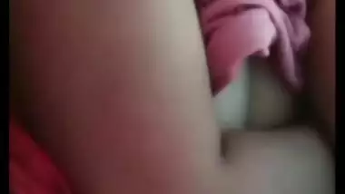 Chubby aunty boob and navel expose video call