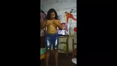 mumbai teen changing in bedroom