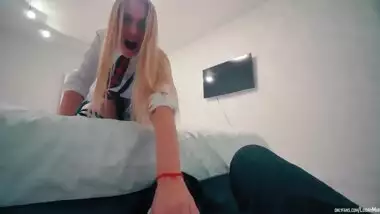 Pov Sex with horny Schoolgirl - LuxuryMur