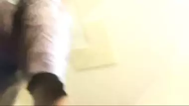 Sister with no bra shows big boobs with bro keeping camera