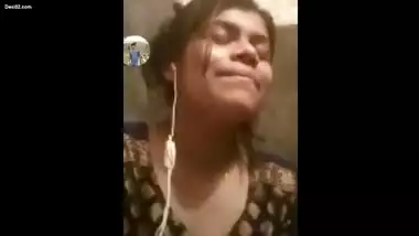 Beautiful girl video call with lover