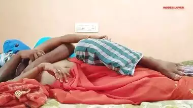 Excited Desi man fucks friend's slutty wife in XXX spoon position