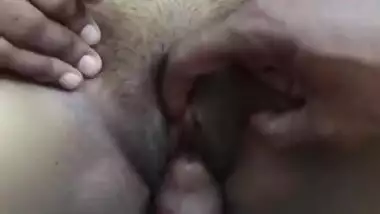 Clit fucking Indian pussy then filling cunt from behind