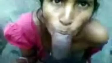 Indian maid sucker her owners cock