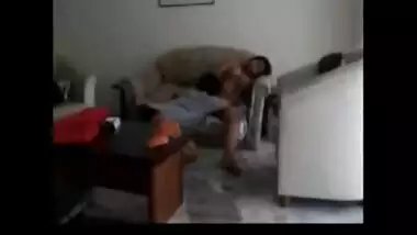 Hardcore hidden cam home sex of virgin Mumbai gf