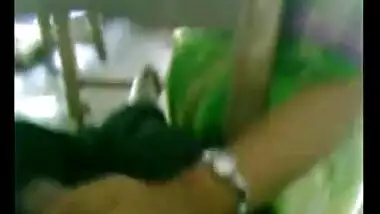 Under Table Romance Of Telugu Aunty