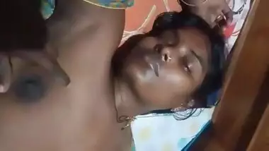 Bhabi Boob Pressed By Husband While Sleeping