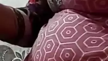 Tamil Horny Sweet playing with her Bouncy Tits