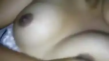 Cute Desi Girl Play with Bobs