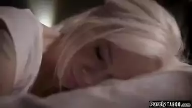 Shy 18yo teen gives a bj and is fucked by her fosterparents