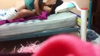 Indian Girl fucking with Boy on Cot